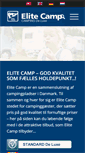 Mobile Screenshot of elitecamp.dk
