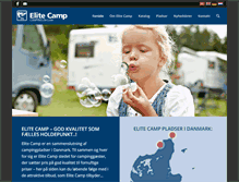 Tablet Screenshot of elitecamp.dk